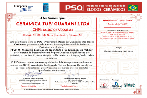 Certificado PSQ