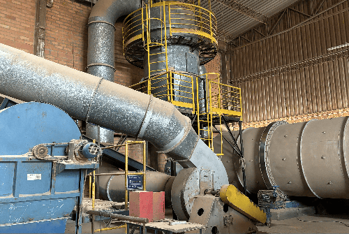 Equipamento para secar a serragem